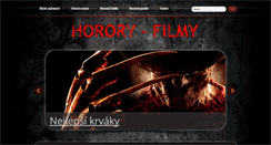 Desktop Screenshot of horory-filmy.cz